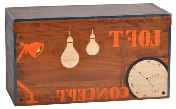 Kiste - 20580 Braun - Mango - 90 x 50 x 40 cm