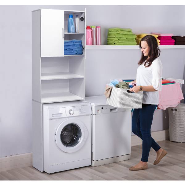 Waschmaschinenschrank LAUND-W 25 x 190 cm