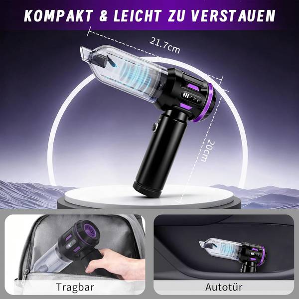 Handstaubsauger Remillard Schwarz - Violett