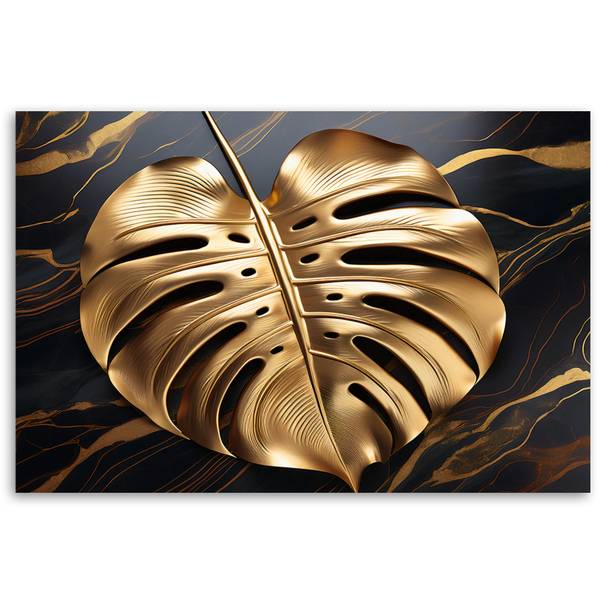 Wandbild monstera-blatt glnzend kaufen | home24