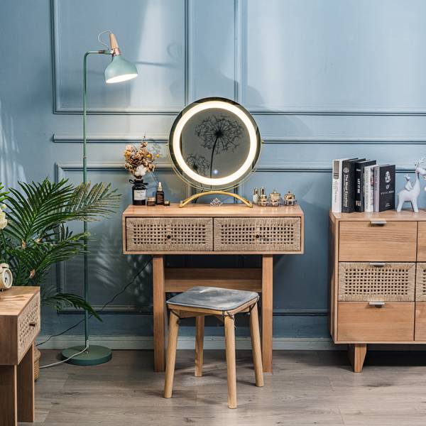 Konsolentisch LIMEIRA Braun - Holz teilmassiv - 84 x 77 x 42 cm