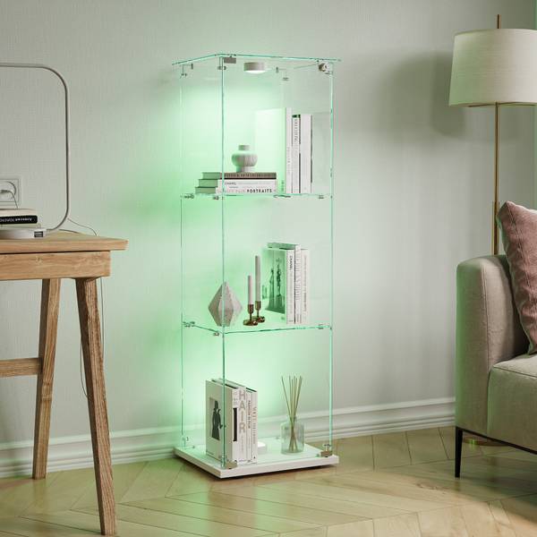 Vitrinenschrank CCJY01 Weiß