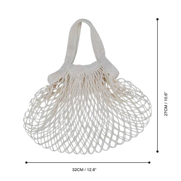 Fruitset légumes avec filet à provisions Vert - En partie en bois massif - 6 x 27 x 32 cm