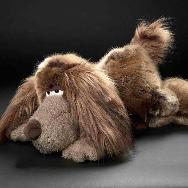 Hund Luri Laluri BeastsTown Braun - Textil - 24 x 23 x 48 cm