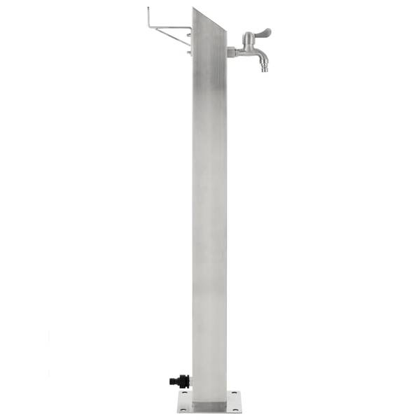 Wassersäule 45453 Silber - Edelstahl - 8 x 95 x 8 cm