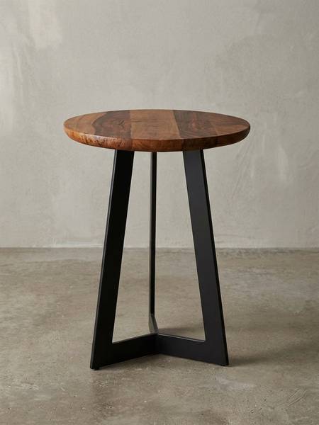 Beistelltisch ORTISEI Braun - Sheesham - 35 x 45 x 35 cm