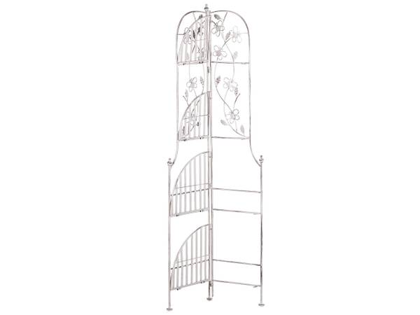 Badezimmerregal BIELLA Weiß - Metall - 35 x 158 x 35 cm