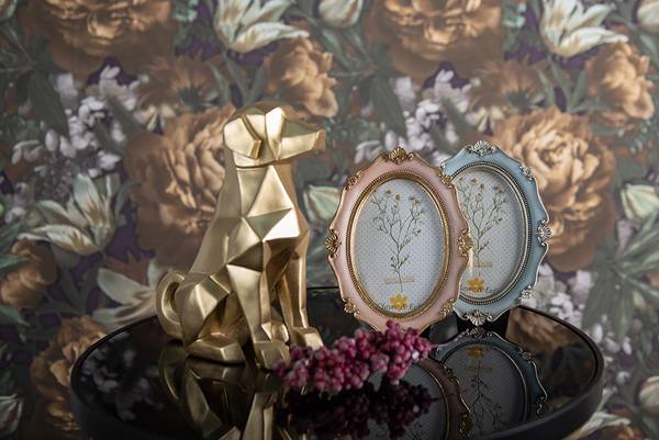 Fotolijst Melie roze - kunststof - 2 x 20 x 15 cm