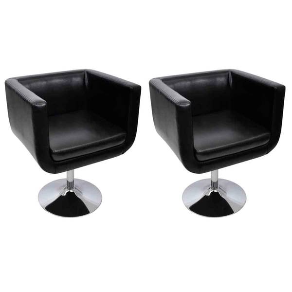Fauteuils 3003804-1 Set van 2 zwart