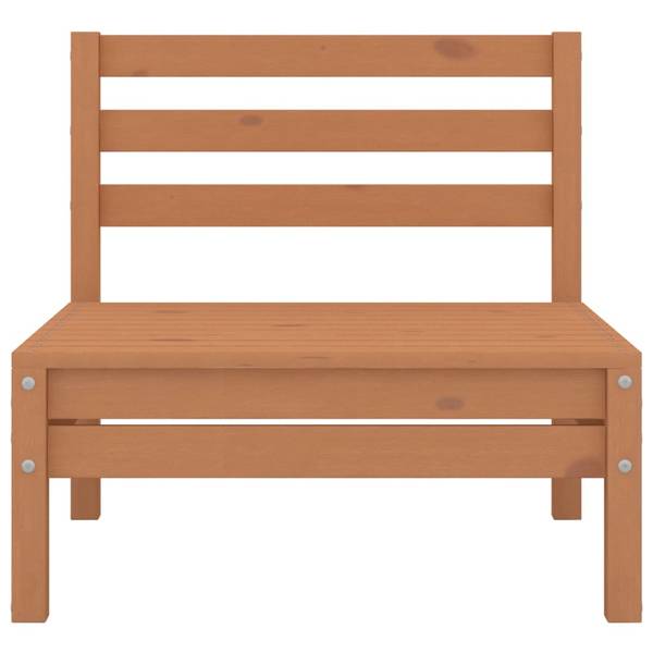 Loungeset 3008532 set van 4 bruin - grenenhout - 64 x 63 x 64 cm