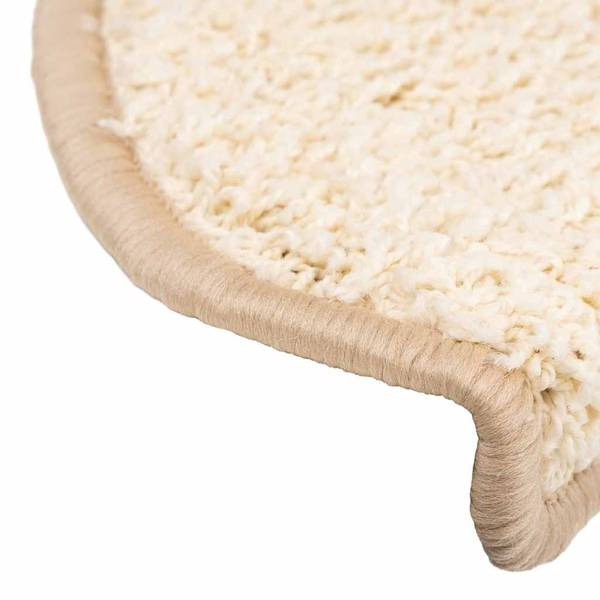 Tapis d'escalier 3005123-4 (lot de 30) Crème