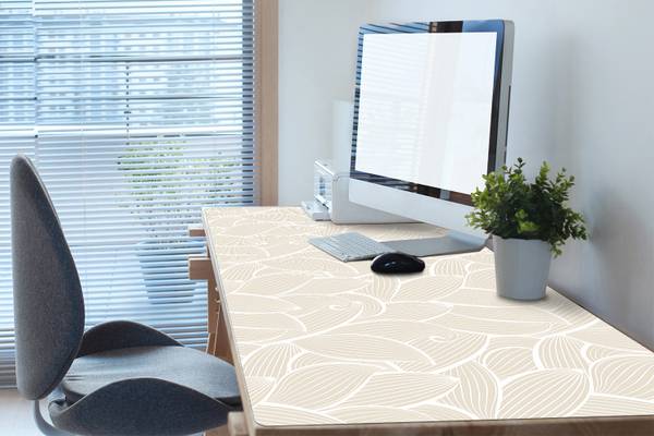 Bureau-onderlegger Opus groen - polyester-PVC - 90 x 45 x 1 cm