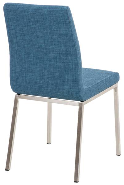 Eetkamerstoelen Colmar set van 2 blauw - textiel - 40 x 88 x 50 cm