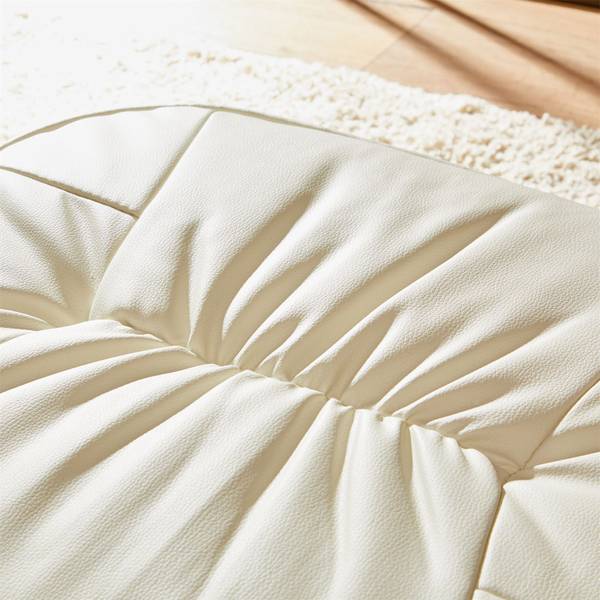 Fauteuil relaxation + repose-pied CHARLY Blanc