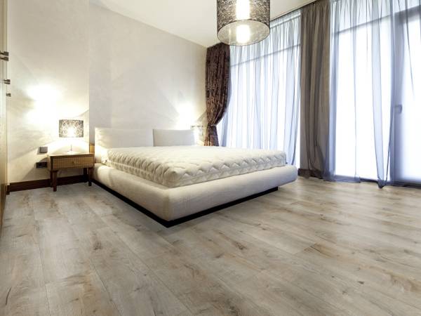 Laminat OAK MODELL B8 Beige - Holzwerkstoff - 20 x 8 x 129 cm