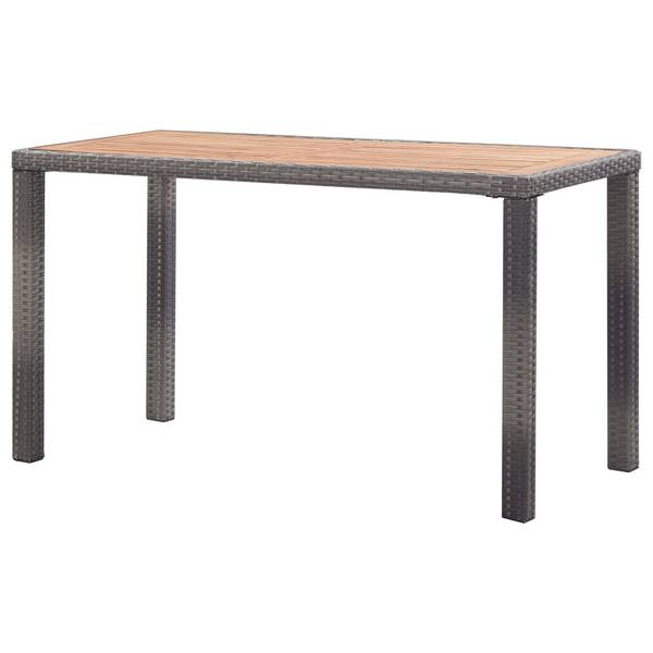 Gartentisch 3003039-2 Grau - Akazie - 60 x 74 x 123 cm