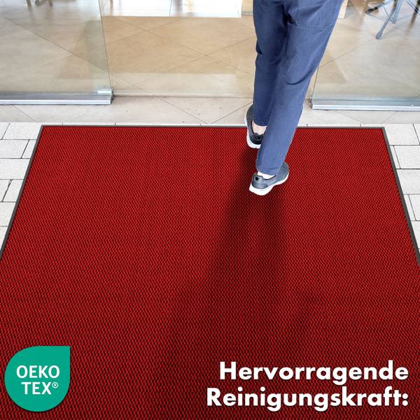 Schmutzfangmatte Horizon Novo TPE Rot - 60 x 90 cm