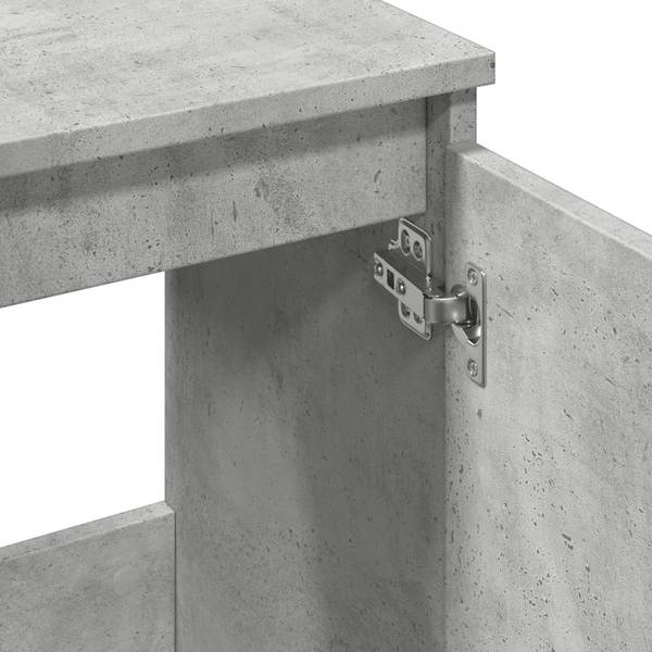 Waschbeckenunterschrank XT1416 Grau - Holzwerkstoff - 33 x 60 x 58 cm