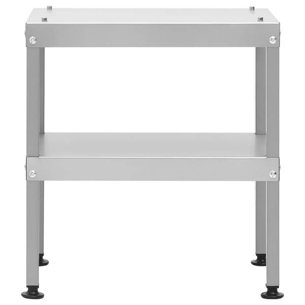 Tisch Räucherofen 364747 Silber - Stahl - 28 x 44 x 40 cm