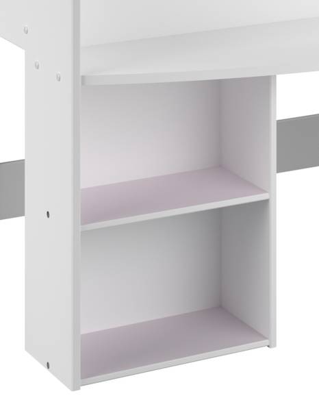 Kinderzimmer Pirouette13 3-teilig Weiß - Holzwerkstoff - 90 x 182 x 200 cm