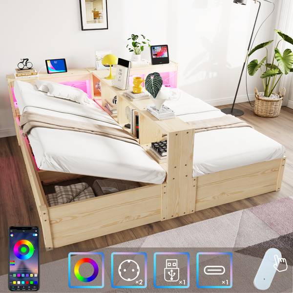 Schlafsofa Selene Ⅲ Holz