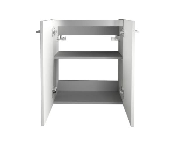 Waschbeckenunterschrank SBC Sceno Weiß Weiß - Holzwerkstoff - 60 x 70 x 34 cm