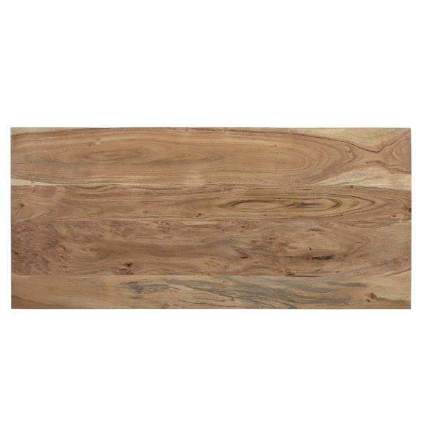 TV-Lowboard Braun - Samt - Akazie - Stahl - 50 x 40 x 110 cm