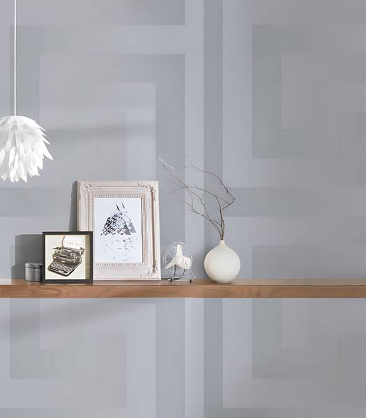 Vliestapete 935235-GU Silber - Kunststoff - 70 x 1 x 1005 cm