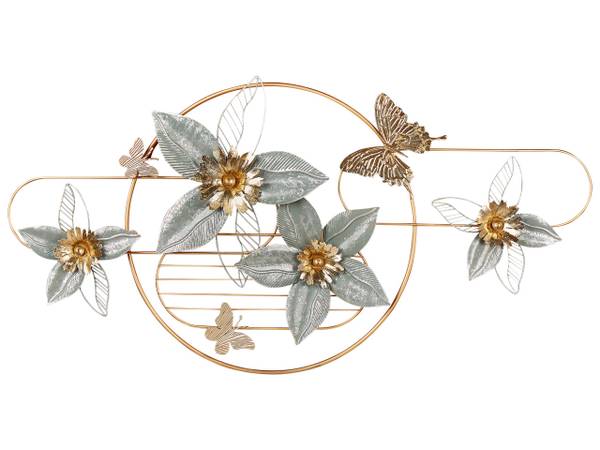 Wandobjekt TANTALUM Gold - Bambus - 117 x 59 x 1 cm