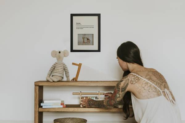 Bilderrahmen Smile Massivholz - 30 x 40 x 30 cm