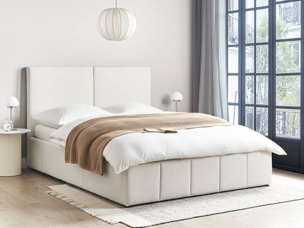 Bett CASTELNAVET 3-tlg Schwarz - Weiß - Liegefläche Breite: 160 cm