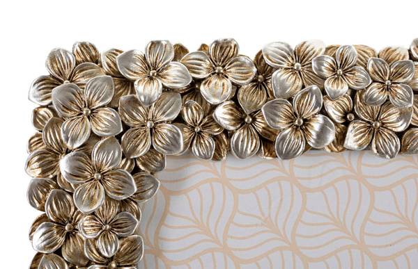 Fotolijst Flolly zilver - hars - 2 x 32 x 27 cm