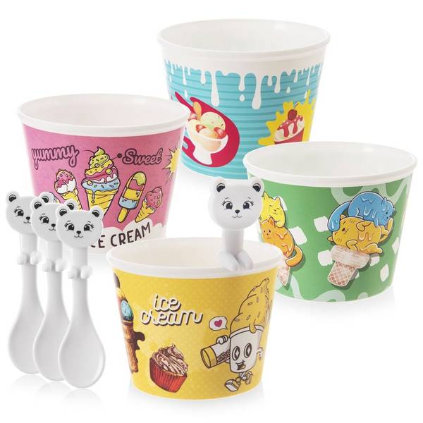 Eisbecher mit Löffeln 4er 121777 kaufen