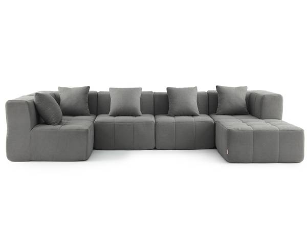 Wohnlandschaft sofaBULOUS Grau