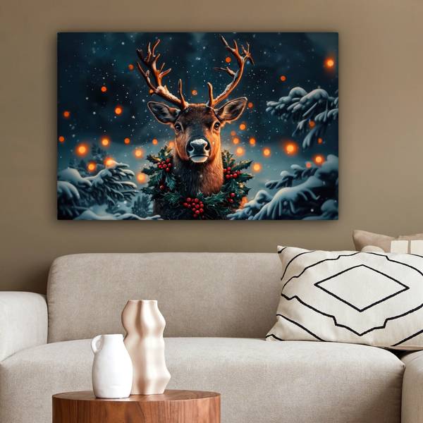 LEINWANDBILD Hirsch 60 x 40 cm