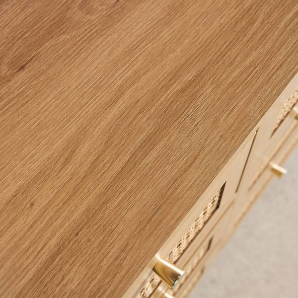 Kommode Judith Beige - Holzwerkstoff - 40 x 80 x 120 cm