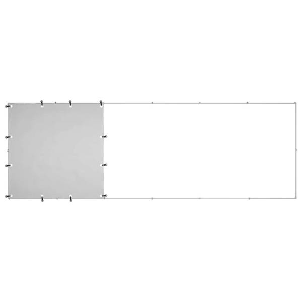 Clôture pour chiots 3008424 Argenté - Profondeur : 330 cm