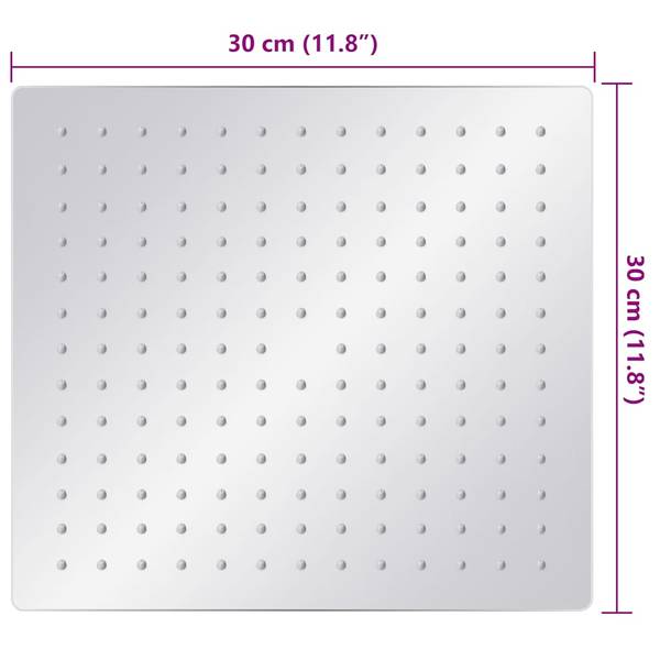 Douchekop 3004240-1 30 x 30 cm