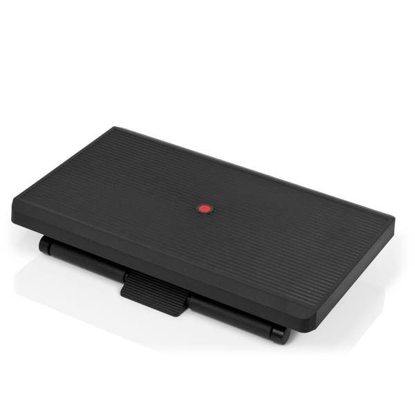 Fußablage PIEDINO STRIPE PRO Schwarz - Kunststoff - 56 x 10 x 35 cm