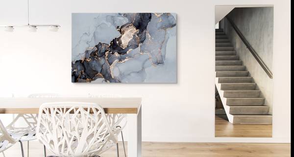 Image Sur Toile MARBRE Abstraction 30 x 20 x 20 cm