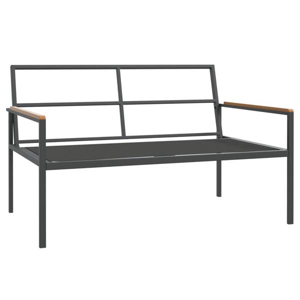 4-tlg. Garten-Lounge-Set XT2459 Grau - Kunststoff