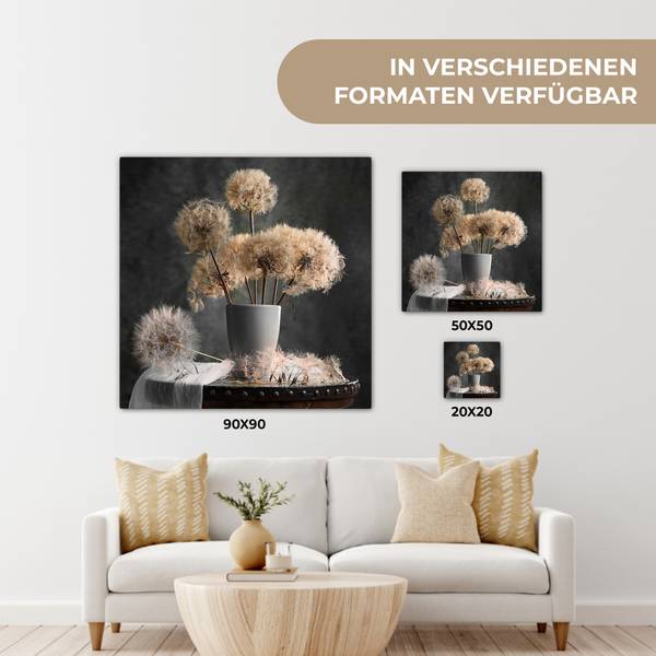 LEINWANDBILD Blumensamen 50 x 50 x 50 cm