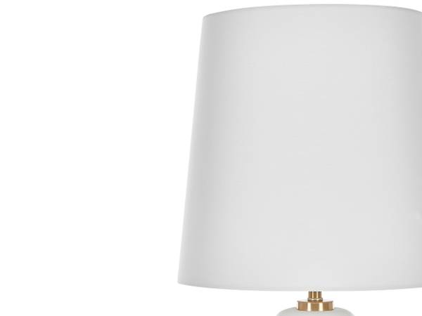 Lampe de table FRIO Doré - Blanc - Métal - 37 x 80 x 37 cm
