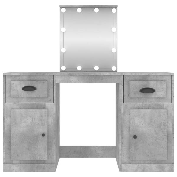 LED-Schminktisch XT9738 Steingrau