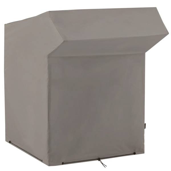 Gartenmöbel-Abdeckung Grau - Polyester - 105 x 165 x 128 cm