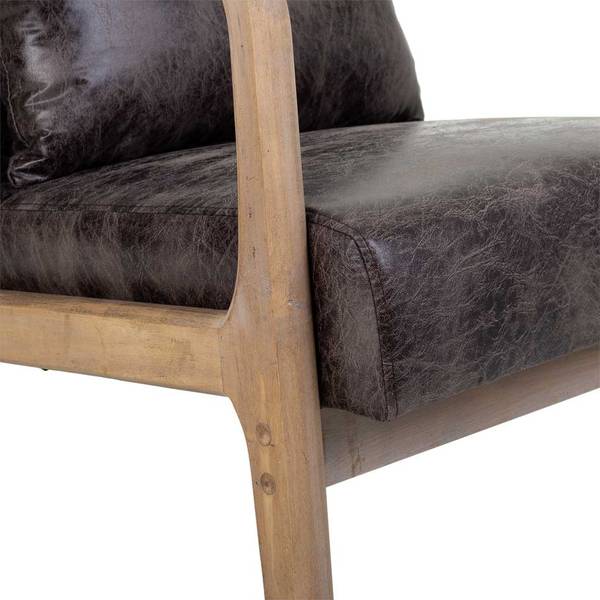 Sessel 4523323711 Braun - Massivholz - 66 x 74 x 83 cm