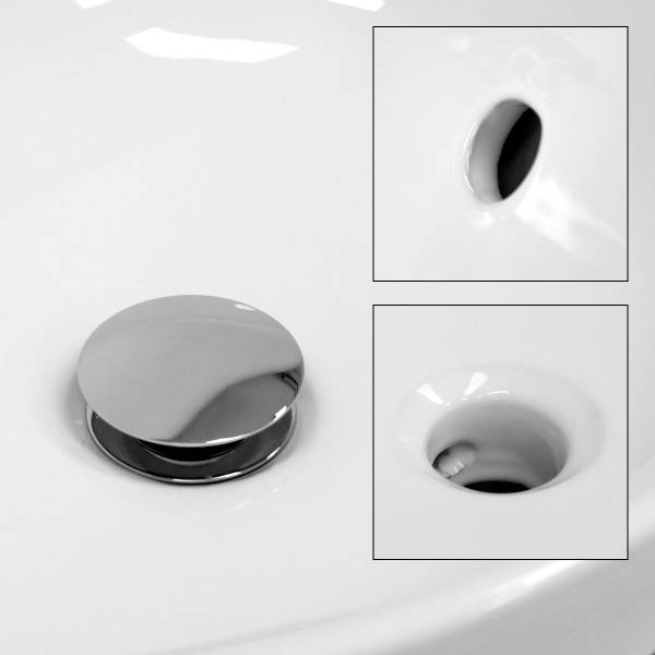Waschbecken NAPOLI Keramik - Textil