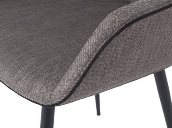 Stuhl 4005 Grau - Mischgewebe - Strukturstoff - Flachgewebe - Webstoff - 60 x 77 x 59 cm