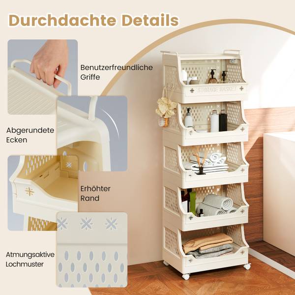 Wäschekorb VH35309 Höhe: 119 cm