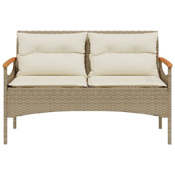 Gartenbank 3034168 Beige - Stahl - 116 x 74 x 62 cm